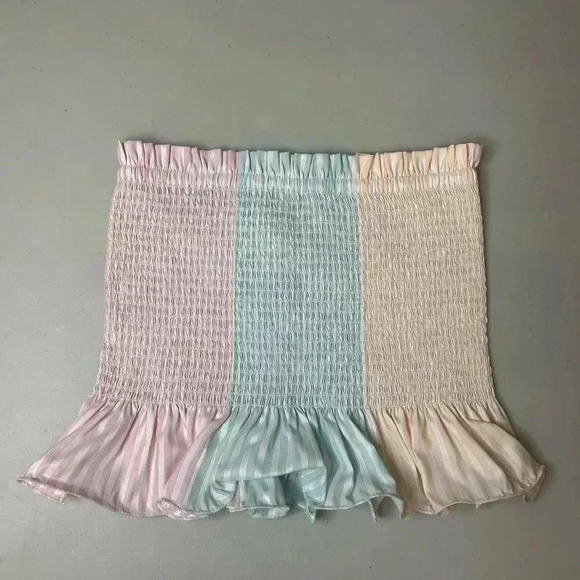 Revolve x Petersyn Marianna Smocked Top Tutti Candy Stripe Festival Fairy S NWT - Picture 3 of 5